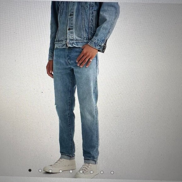 NEW Levi's Made in Japan Men's Selvedge Jeans, blue, 30Wx34L - Picture 7 of 9